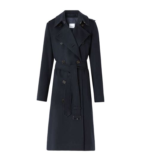 burberry fitted cashmere blend coat gold buttons|burberry kensington raincoat.